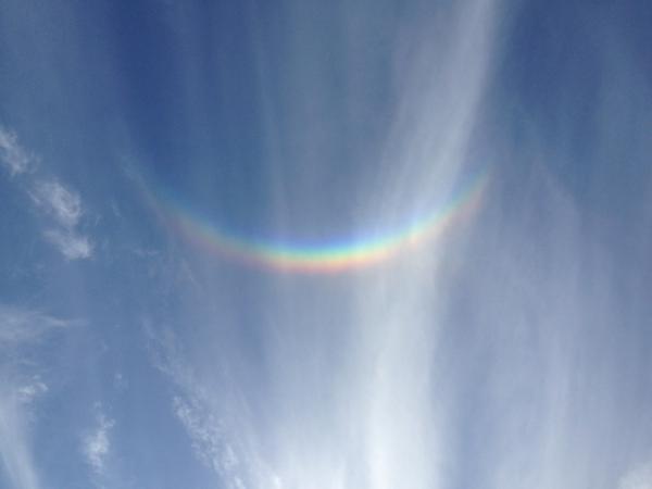 'n Ondersteboven regenboog...mensen, ik verzin 't nie eeej!!