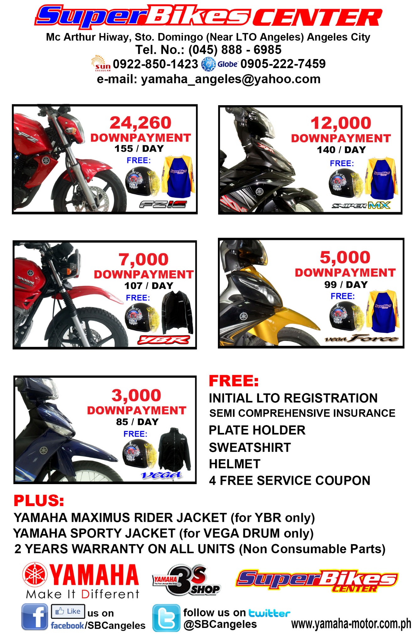 Superbikes center cheap price list
