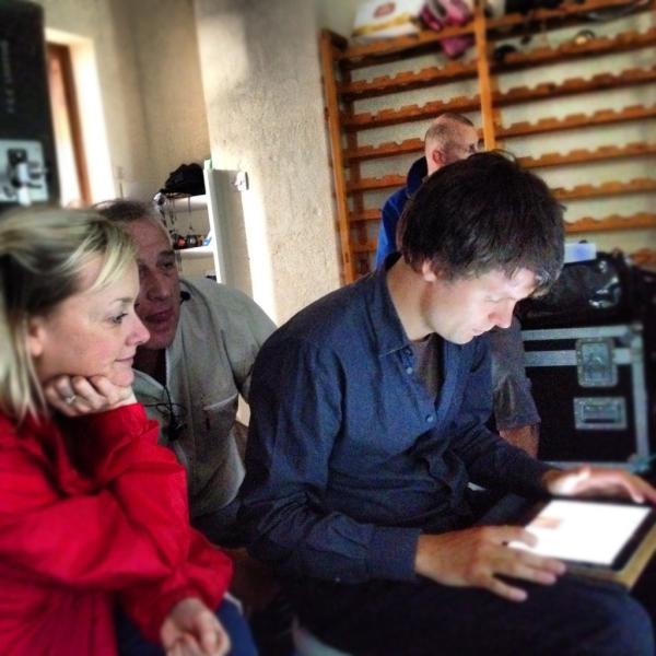 MercedesTV's tweet photo. On set in Leeds - sun-flares, chicken dances and Steadicam fun! http://t.co/WUg8M6Yu