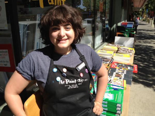 ThePaintChip's tweet photo. Chandler out on the first shift of our sidewalk sale! Come check it out today, tomorrow or Sunday for up to 50% off! http://t.co/5efyikFn