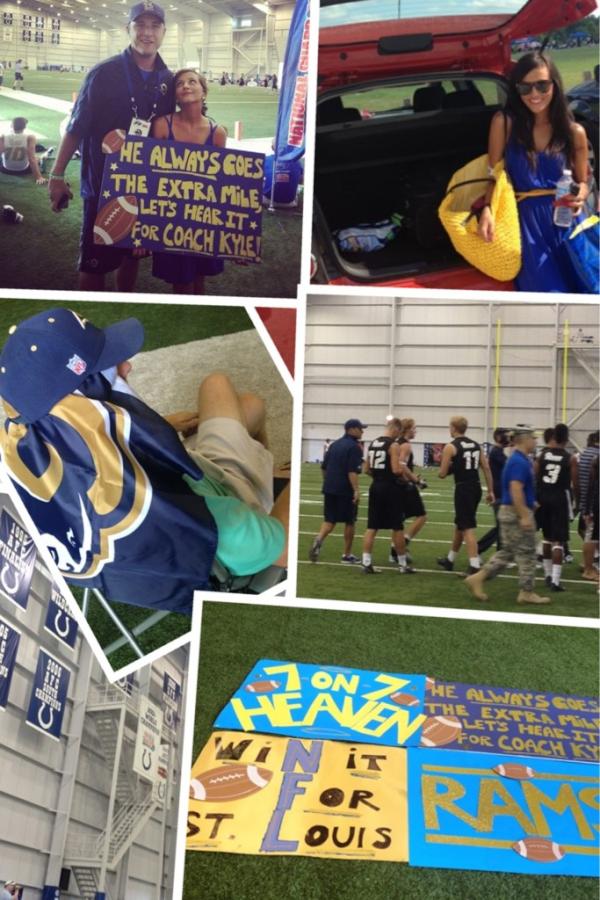 heykayadams's tweet photo. Proud to cheer on the @STLouisRams NFL HSPD 7-on-7 team today! #keystostl @ChevySTLKeys http://t.co/u83BNL9F