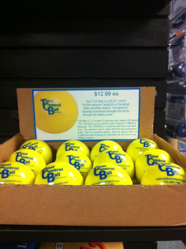 TeamPSG's tweet photo. Total Control balls finally at Pasadena Sporting Goods. http://t.co/X02N6EOS