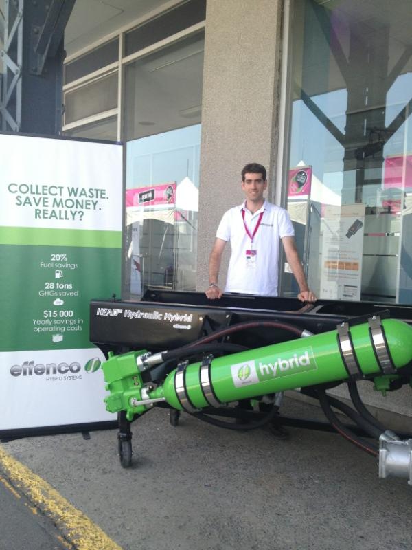 Panteapz's tweet photo. Go green on your garbage machine #effenco #startupfest http://t.co/xvrMe1wI