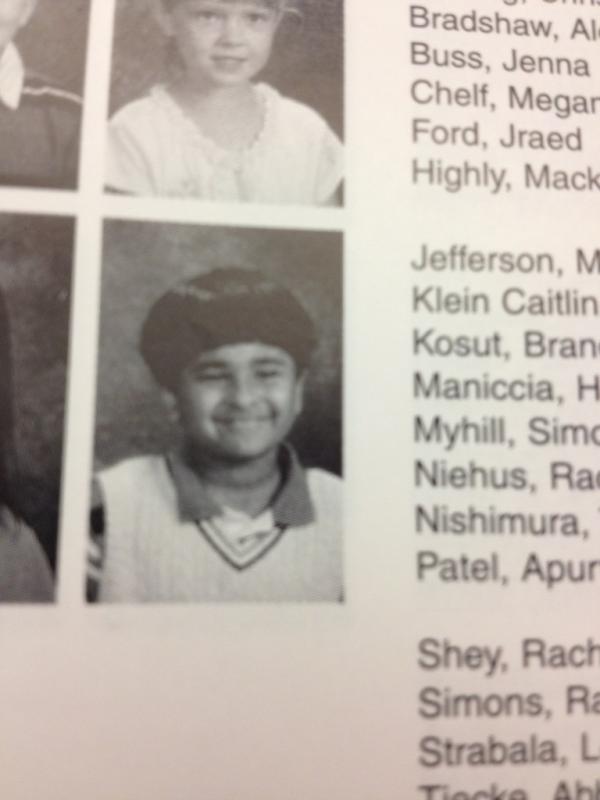 itsCL4Y's tweet photo. It seems like just yesterday you had a mushroom head... Happy 16th birthday Apurv! http://t.co/pxz0isbf