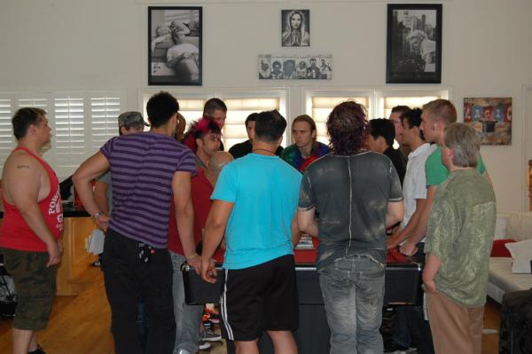 kingsofpickup's tweet image. Pickup Academy students gear up for the weekend after an intense week at Project Hollywood