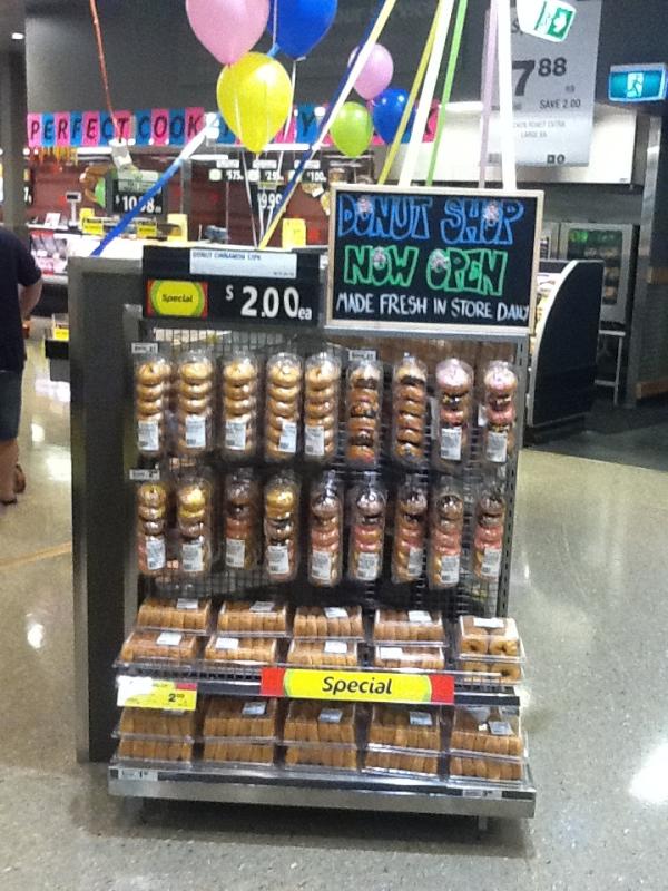 WoolGary's tweet photo. Donut shop is open at Campbelltown Mall http://t.co/nhu5CDF9