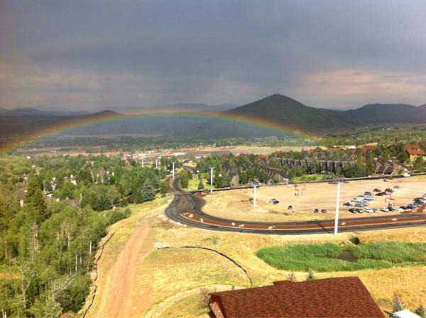 WhirlpoolCorp's tweet image. Rainbow! What a wonderful way to end day #2 at #evoconf #WHREvo