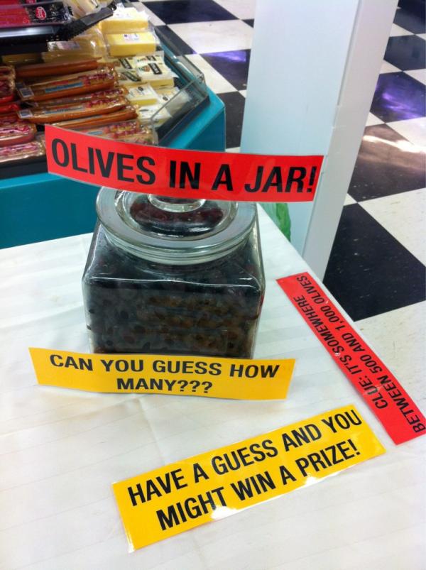 ESavy1's tweet photo. @JLudbrooke @MichaelWiegman 
Guess the olives in a jar Southport Park customers loveing http://t.co/YWakntlK