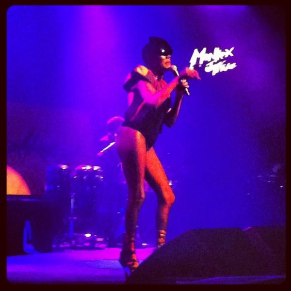 MontreuxJazz's tweet photo. Miss Grace Jones herself on stage
#FreakOutMJF #MJF12 http://t.co/Q3Y9LIbq