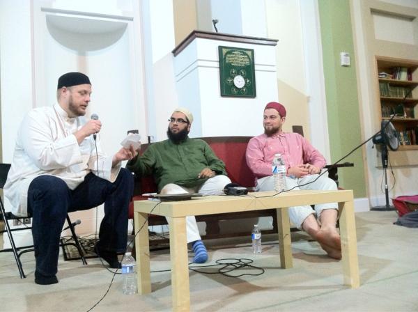 abdullahjafrey's tweet image. In Boston at the Ramadan Q&amp;amp;A session: @AbdulNasirJ @AbdelRahmanM @SuhaibWebb. #ISBCC #authenticdialogue