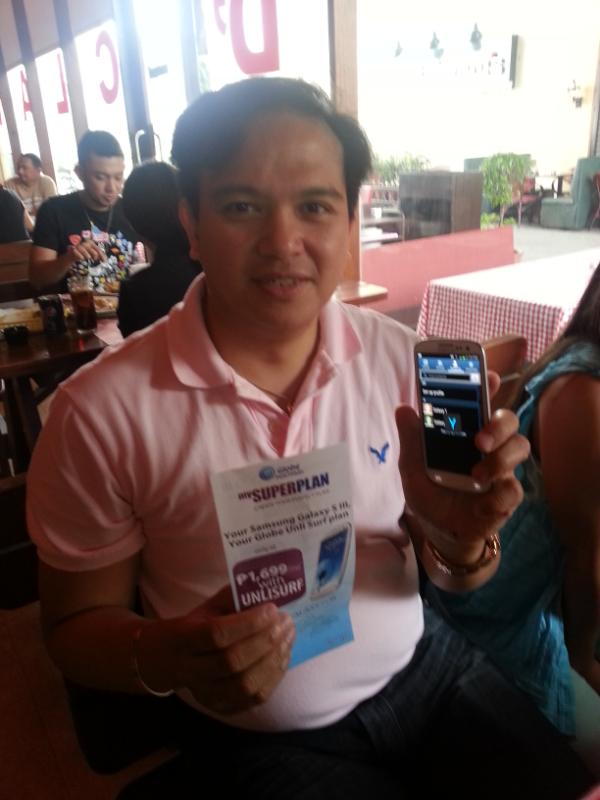 Christof3187's tweet photo. experienced how globe mysuperplan is perfect with the samsung galaxy s3 @seanborgata @enjoyglobe @today08 @sherdbomb http://t.co/CcRwfjQj