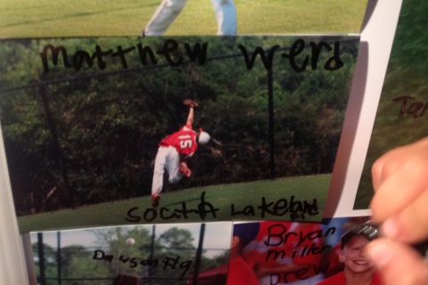 Rebels Matthew Werd #15 extends for an acrobatic catch in Andalusia!