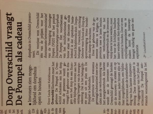 ACOverschild's tweet photo. #Overschild haalt wederom de kranten! http://t.co/nJUP56Qd