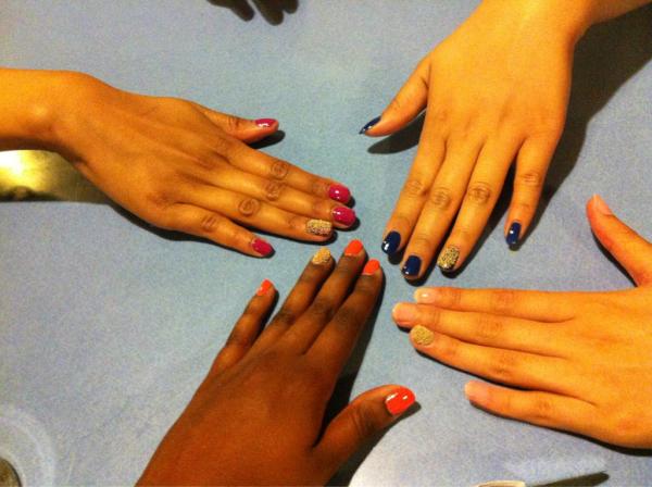 Microbead nails! @lilybonniechao @deepfrieddough