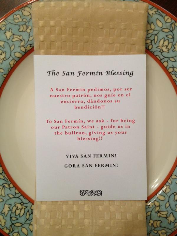 jrhoward007's tweet photo. At the San Fermin celebration dinner w/ @JStepusin @RussWoodward @BenRuley #runningwiththebulls http://t.co/LOzjNigN