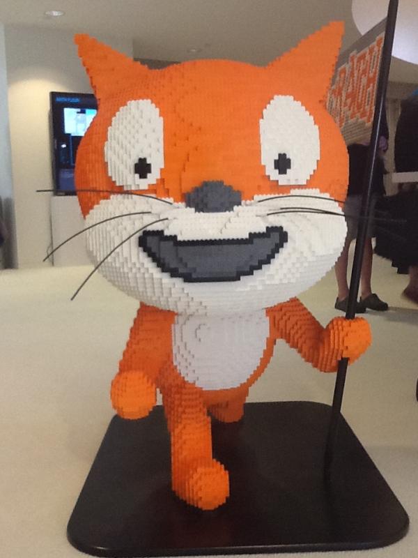 JenniferMartino's tweet image. The incredible Scratch Lego cat!! #scratchmit2012