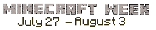 MonkeyGReviews's tweet photo. July 27 - August 3 - #MinecraftWeek http://t.co/b6r8vi3w http://t.co/drLNtgKT