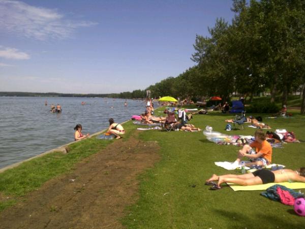 LemonSugar80's tweet photo. Beautiful day for the beach at #sylvanlake :) http://t.co/aC9vehua