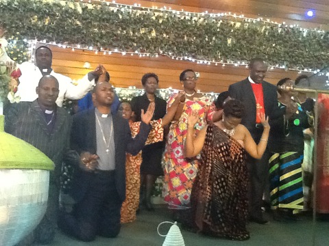 AllWomen2gether's tweet photo. Pastors praying for the land of Rwanda.. http://t.co/zsnSnPJY