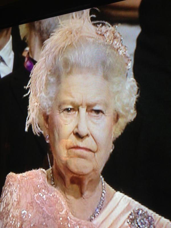 rickygervais's tweet image. She's loving it..