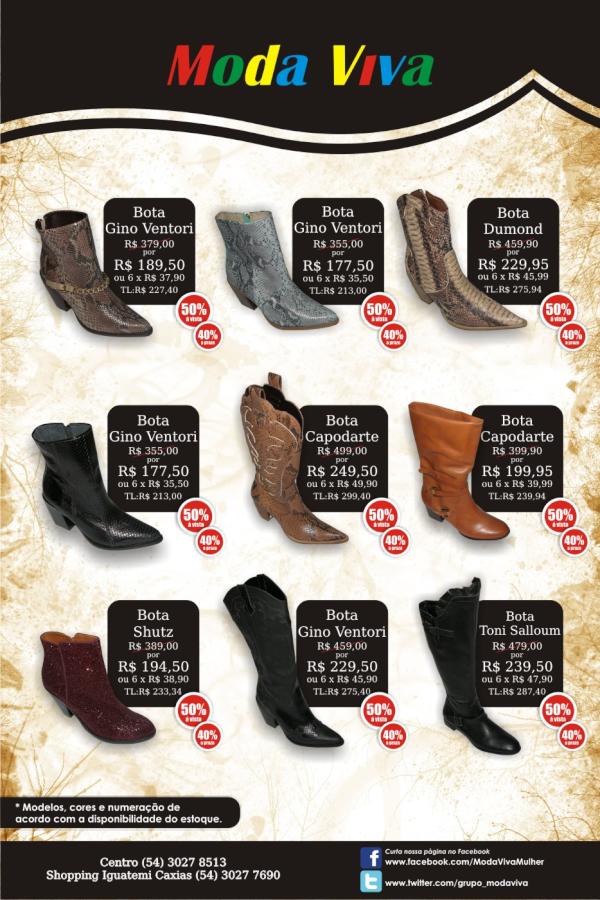botas em liquidacao