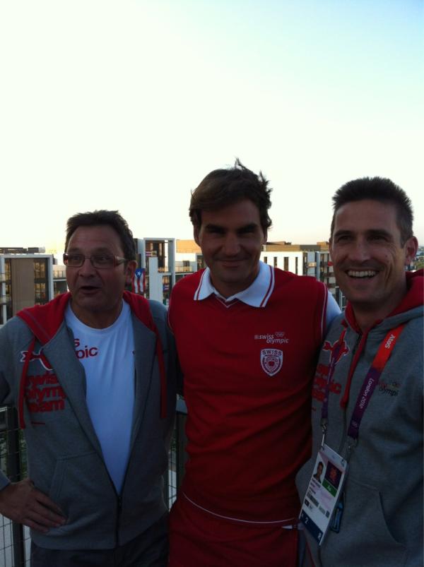 Meeting Roger Federer yesterday and great opening ceremony today...for everything else there's Visa 