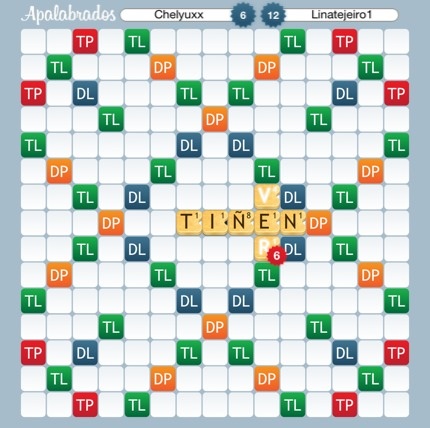 Chelyuxx jugó 'VER' por 6 puntos contra Linatejeiro1 <a href="/Apalabrados/">Apalabrados</a> @EtermaxGames