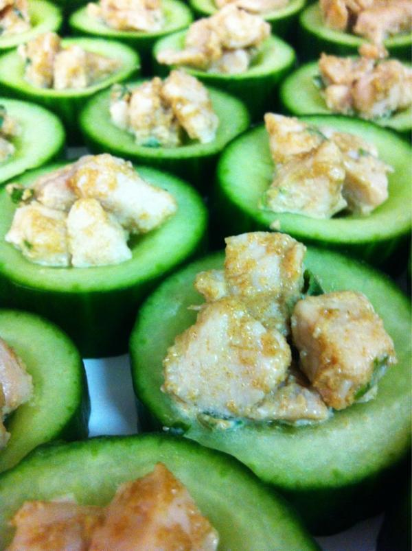#Yummy cucumber cups!