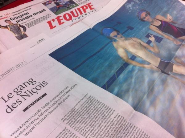 hyperlocaltwit's tweet image. Le gang des niçois dans Le Monde . La pêche aux médailles ? #London2012