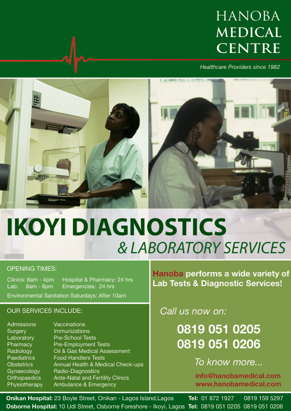 Hanobamedical's tweet photo. For all Diagnostic Services....visit the Laboratory at Hanoba Medical today! http://t.co/yB7OHDJd