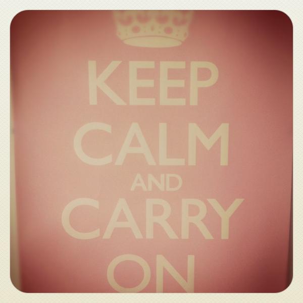 EmmaEllEss's tweet photo. #keepcalmandcarryon http://t.co/w7BRspdh
