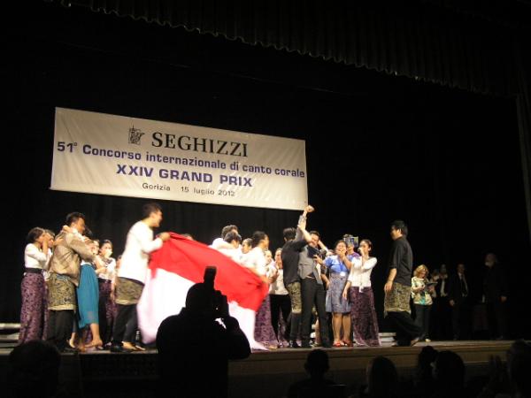 BINUS_UNIV's tweet image. @ParamabiraChoir the winner of the 51st Grand Prix Seghizzi Italy