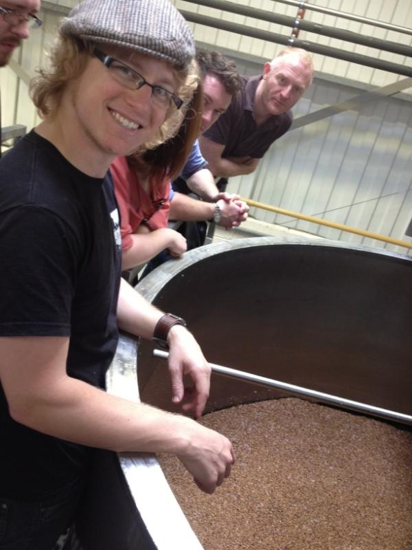"<a href="/MalMOJO/">Mal Evans</a>: The team in Ilkley checking out our Mary Jane being made. Thanks Luke! " my pleasure! All hail the ale!