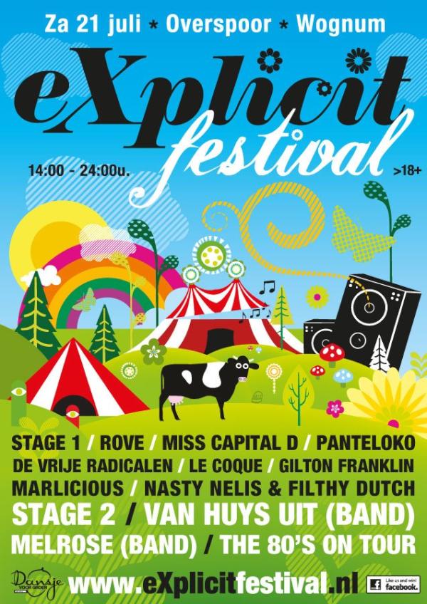 ExplicitFest's tweet photo. Nog geen plannen voor 't weekend? kom ook naar Wognum! #0229 Explicit Festival! http://t.co/FaNnEyQI