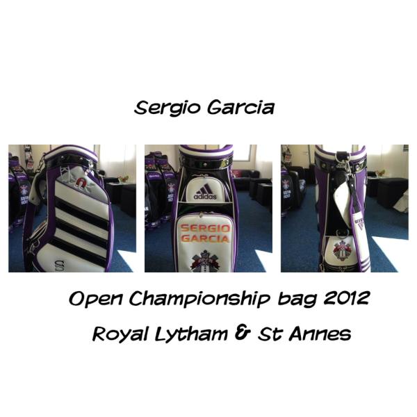 TaylorMadeTour's tweet photo. Very cool bag for Sergio this week at the @The_Open #practiceday3 http://t.co/Sp02JGEX
