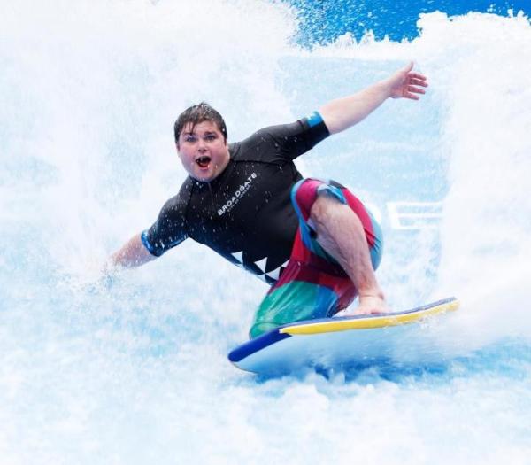 JohnnyRapley's tweet photo. Shredding it in London #flowridermobile http://t.co/gyKf8QtX