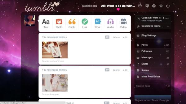 jmaridg's tweet image. #DashboardTheme #tumblr