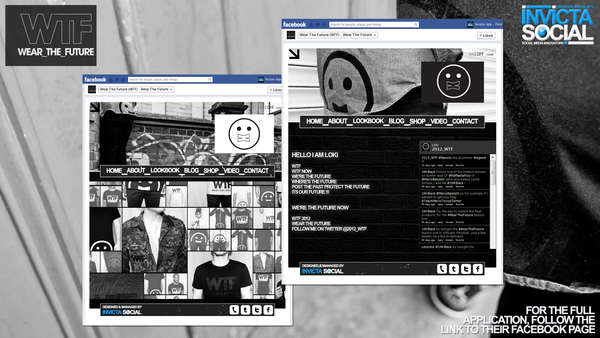 InvictaSocial's tweet image. Check out what we have done for #WearTheFuture. Want something like this for your Facebook Page? Get in touch with us.