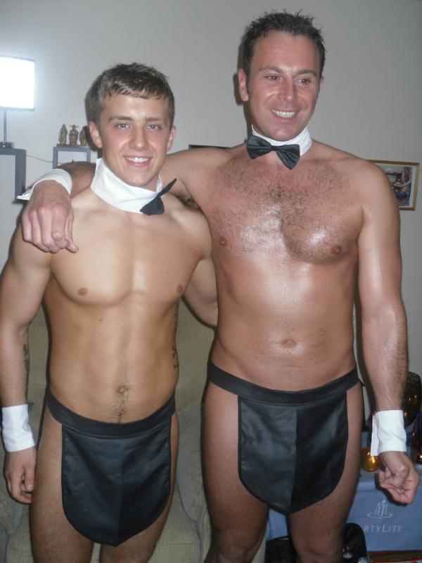 Naked_Butlers's tweet photo. Welcome to our new butlers...Tom & Matt. #HelloHotStuff http://t.co/1yTB7fVf