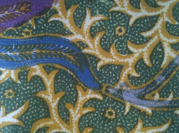 CENNTRO's tweet photo. Motif Monalisa Kombinasi Alam Pekalongan th 1962 http://t.co/OkBtKkem