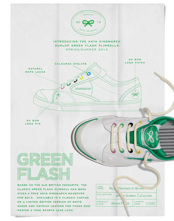 green flash plimsolls