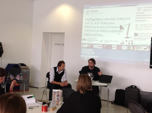 DesignMuseum's tweet photo. Our #designmuseumtakeover on digital publishing debate is in full swing. The tweet deck is ready for your questions http://t.co/37W8LcqB