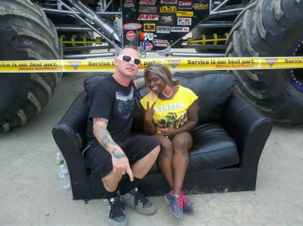 lusciouslatasha's tweet image. #mohawkwarrior #monsterjam #trucks #besttruck #bestmohawk  i dont really like Mohawks but he rocks it well
