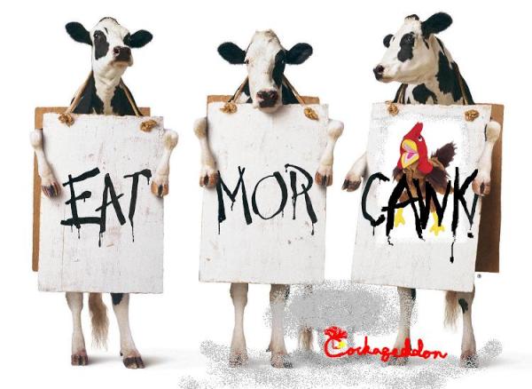Cockageddon's tweet image. EAT MOR CAWK!