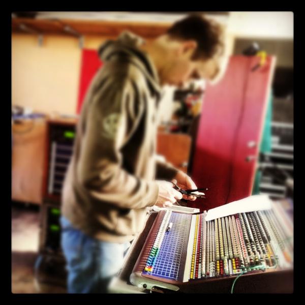 WesternAudio's tweet image. Prepping monitor console...