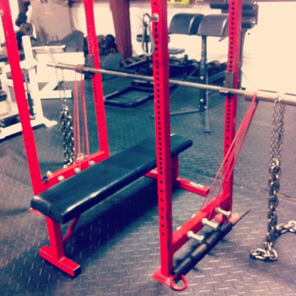 Speed bench day. This is how it begins, next step add weights