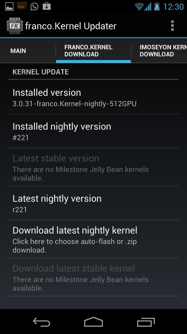 ssaig's tweet image. Updated #221 #FrancoKernel #GN