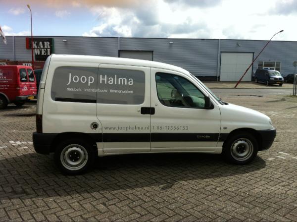 De auto van Joop Halma, joophalma.nl, staat er ook weer netjes op! #TelengaSign