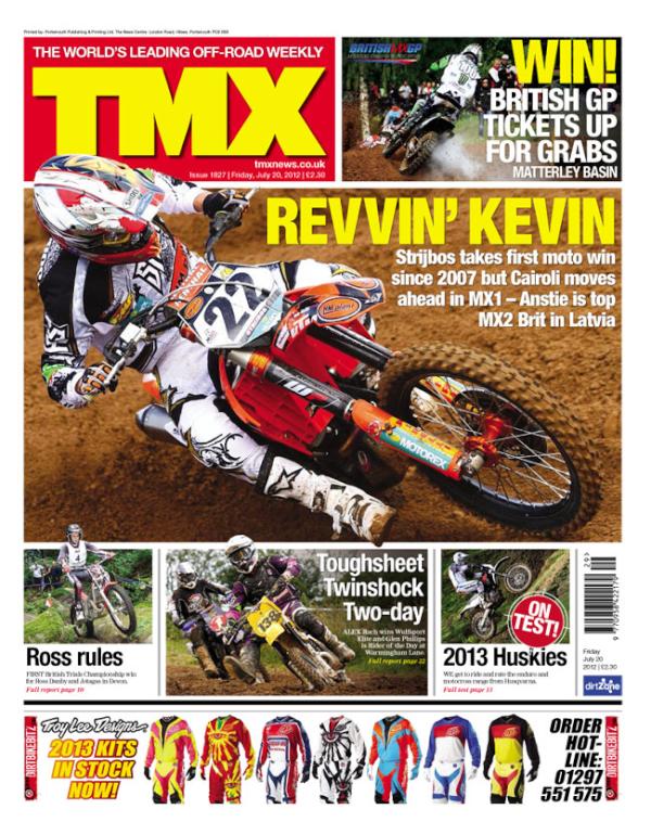TMX is on the shelves now and here's the cover with #motocross pro <a href="/kevinstrijbos/">Kevin Strijbos</a> - the taste of victory is so sweet!