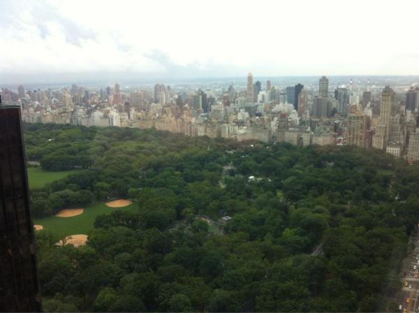 Even on a cloudy day.Nothing like Central Park. 
Bayshore tonight. NYC tomorrow. With the trio. All cool night. See ya